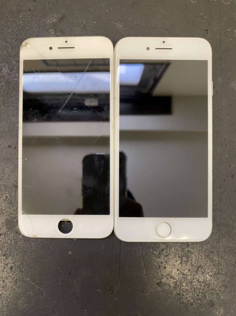 iPhone8の修理後の状態
