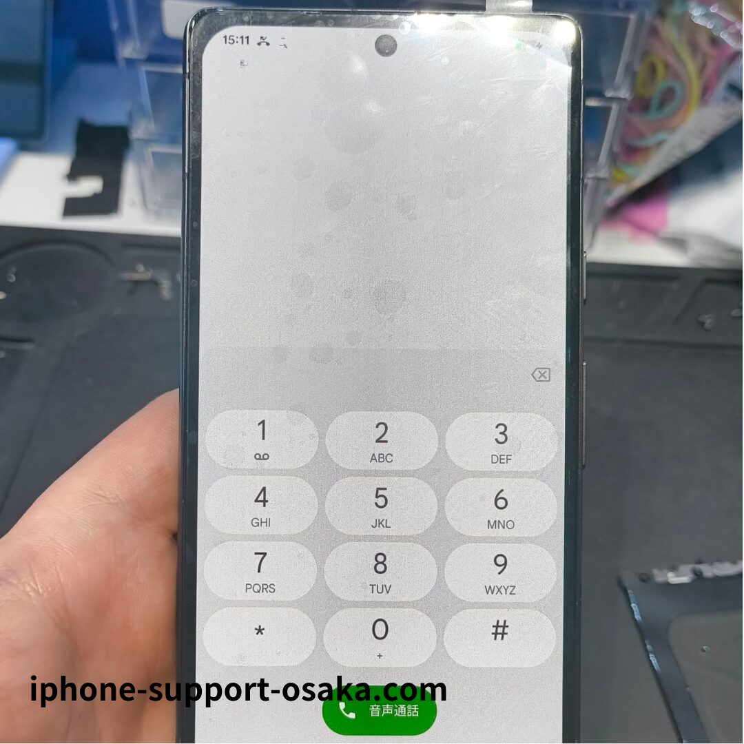 pixel 7a修理後の状態です。