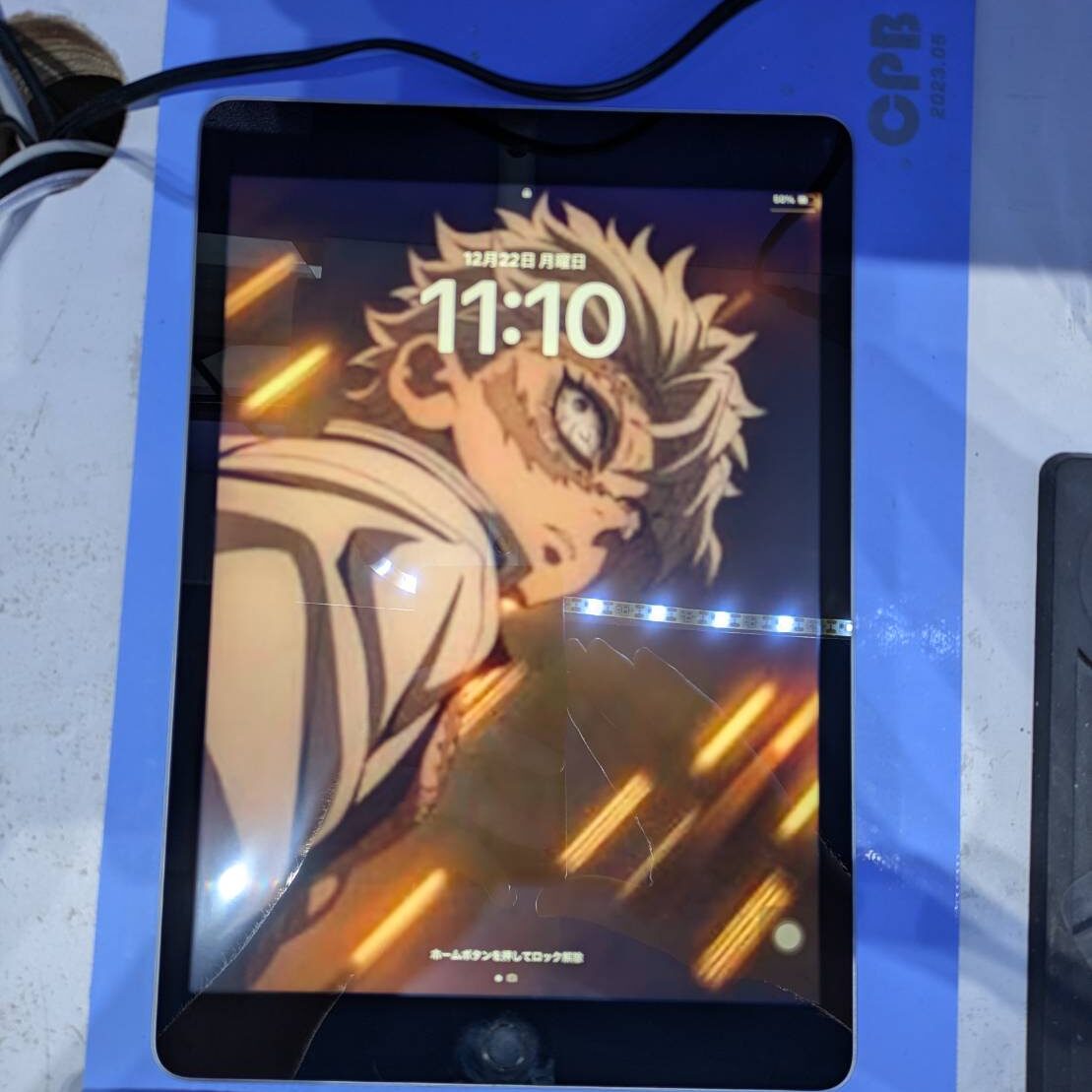 iPad 第9世代修理後の状態です。