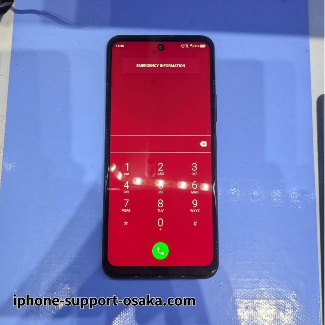 ZTE Libero 5G II 修理後の状態です。