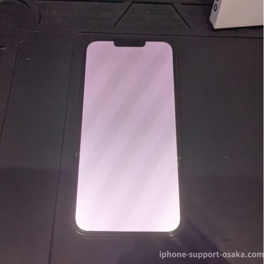 iPhone 13 Pro Max 修理前の状態です。