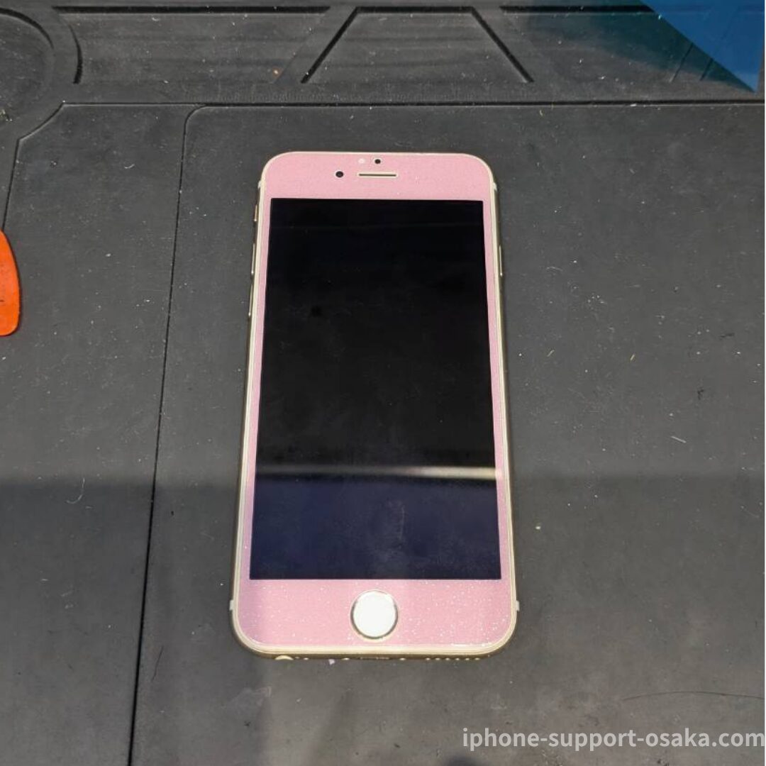 iPhone 6 修理前の状態です。