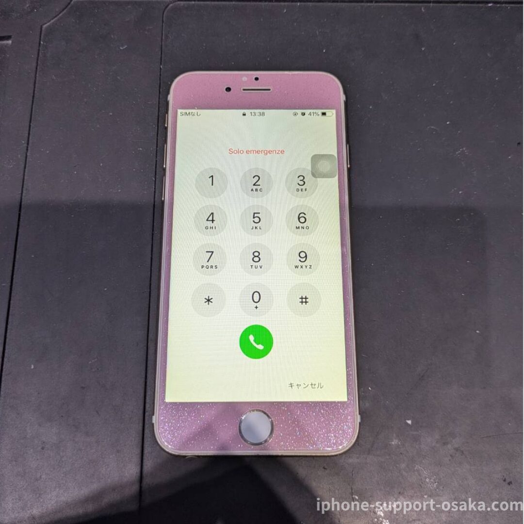 iPhone 6 修理後の状態です。