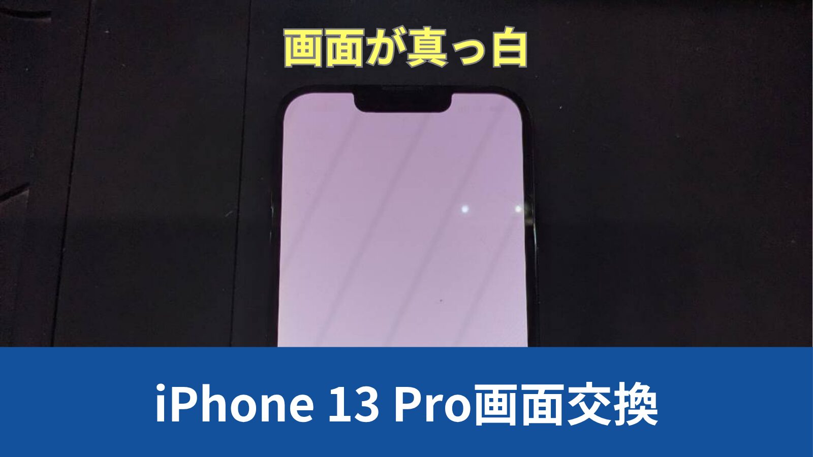 iPhone 13 Pro 画面交換のアイキャッチ